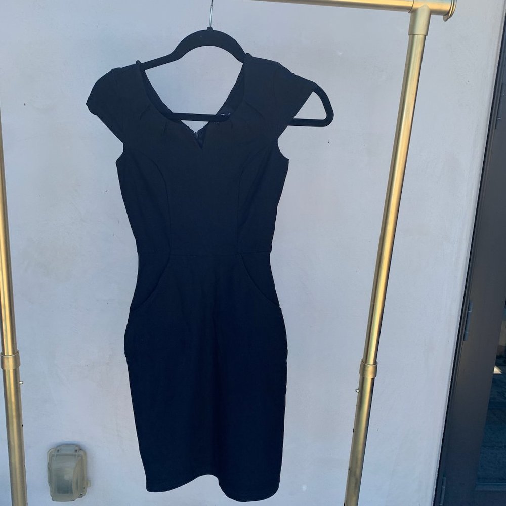 Lulu's Black Business Dress